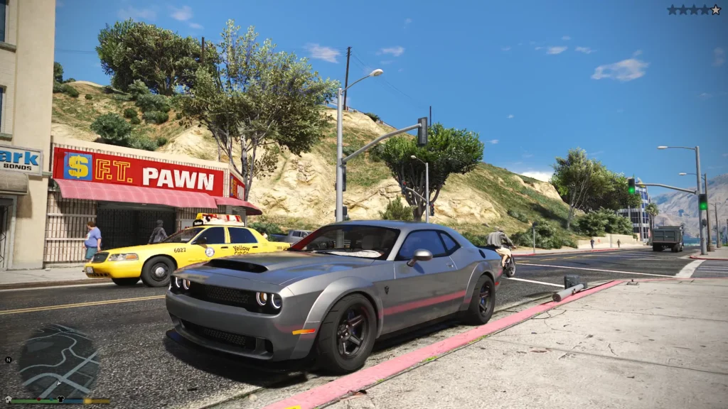 Real-Life Cars Traffic Mod for GTA 5 Enhanced