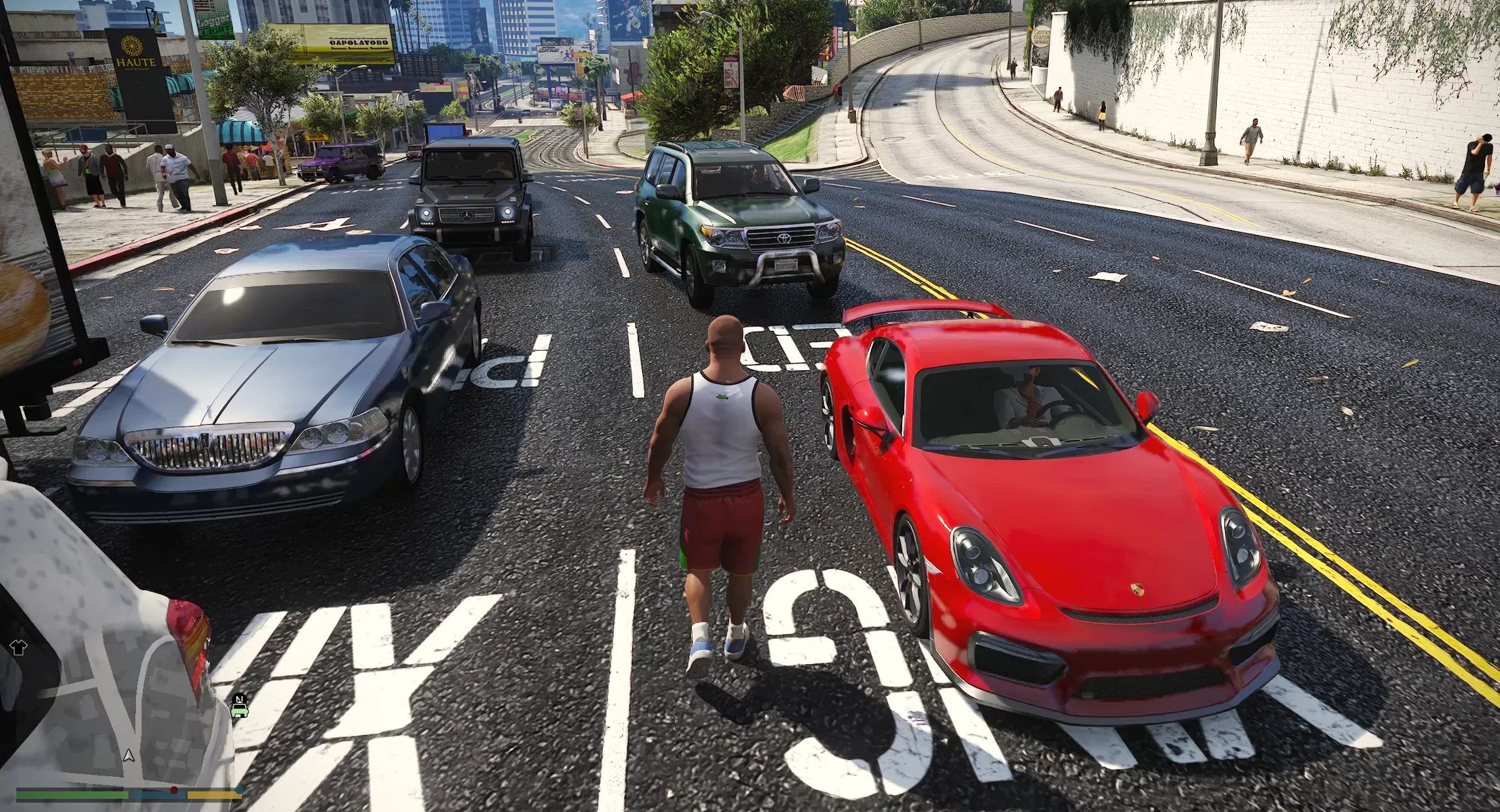Real-Life Cars Traffic Mod for GTA 5 Enhanced